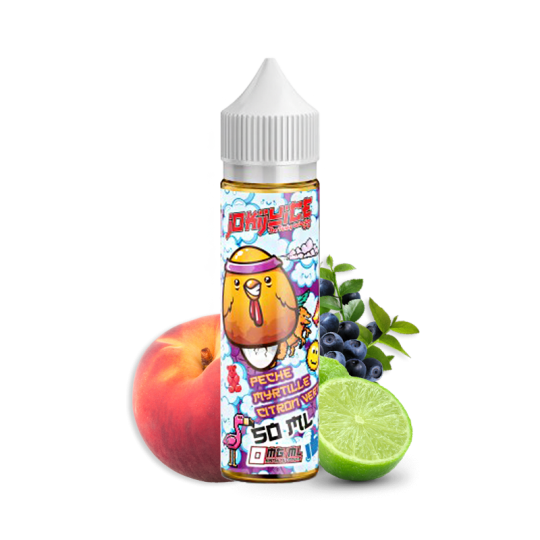 E-liquide Pêche Myrtille...